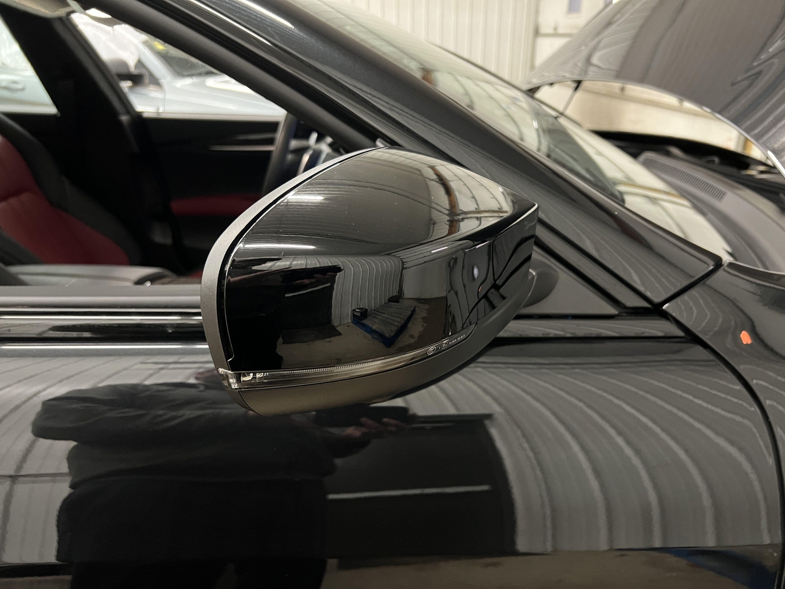 17-23 MASERATI GHIBLI RIGHT PASSENGER FRONT DOOR SHELL NERO RIBELLE PAINT 815B