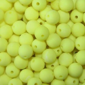 Pkg of 40 TroutBeads Trout Beads Fishing Bait Tackle Craft 8mm Chartreuse