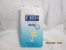 Jobst Chap Style Open Toe 20-30 mmHg Large No. 114674 Left Leg Beige Stocking