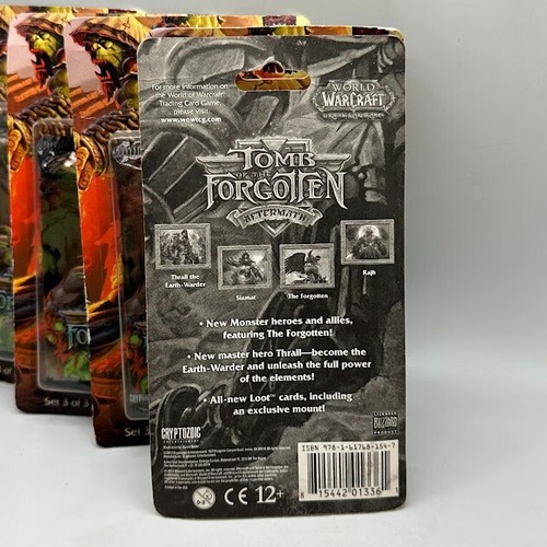 5x World Of Warcraft Tomb Of The Aftermath Blister Neuf Usine Scellé - Photo 2 sur 2