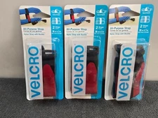 (3) Velcro 18 in. x 1 in. Hook and Loop All Purpose Strap (Pack of 2 Straps)
