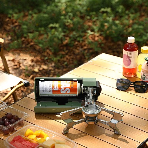 Camping Cassette Stove Portable Folding Camp Gases Burner Stove 2600W with Bag - Picture 13 of 18