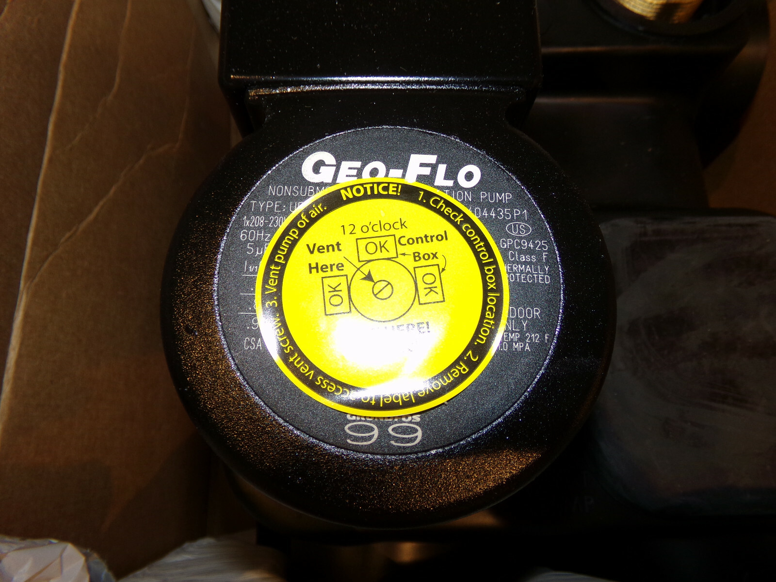 New ENERTECH AGFC1D2083 GeoFlo Module, 1 Pump, 99U eBay