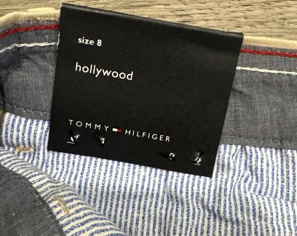 Pantalones Cortos Tommy Hilfiger Mujer 8 Hollywood 5" Chino Estampado Completo Corazones Foto 4 de 4