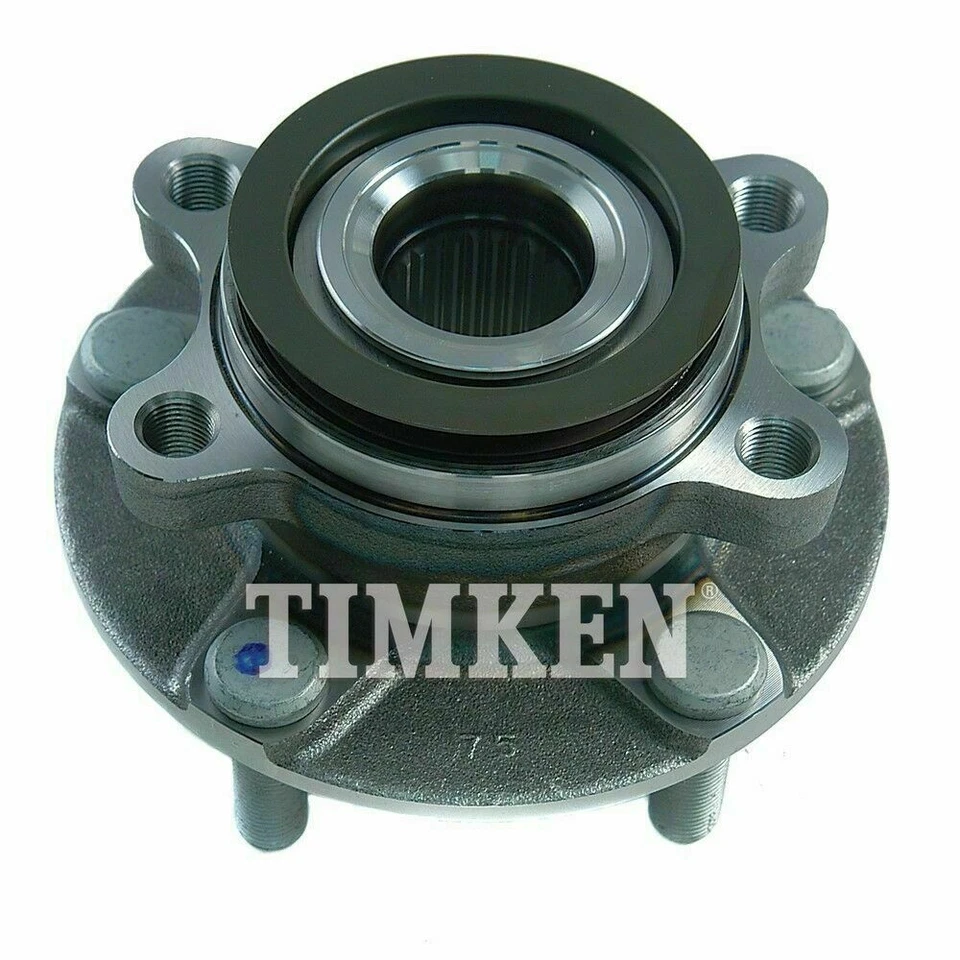 PAR de cojinetes de rueda delantera y buje Timken para 08-13 Nissan Rogue 14-15 Rogue Select Foto 4 de 4