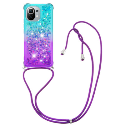 Für Xiaomi 13T 14T Pro Redmi Note 13 Pro Plus BlingGlitzer Hülle Handykette Case