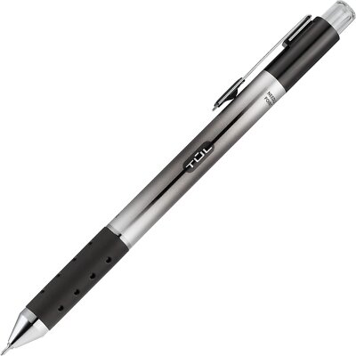 TUL Gel Pens, Retractable, Needle Point, mm, Black Barrel