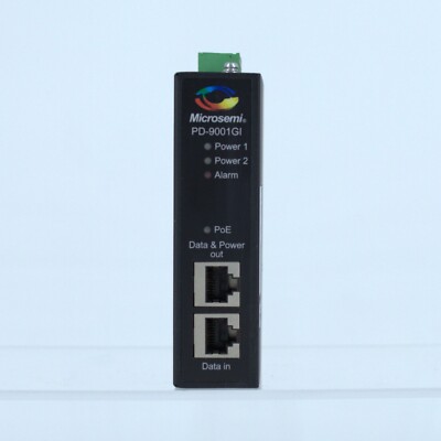 Microsemi PD-9501GI/DC Single Port, 60W Industrial PoE Midspan
