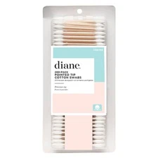 Diane Pointed Tip Cotton Swabs, 200 Pack