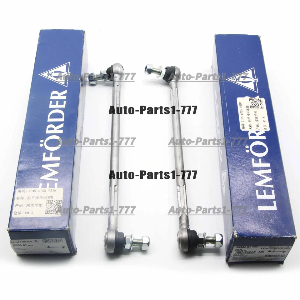 Barra estabilizadora delantera izquierda+derecha genuina enlace para BMW 325i 335is l6 GAS DOHC Foto 3 de 3