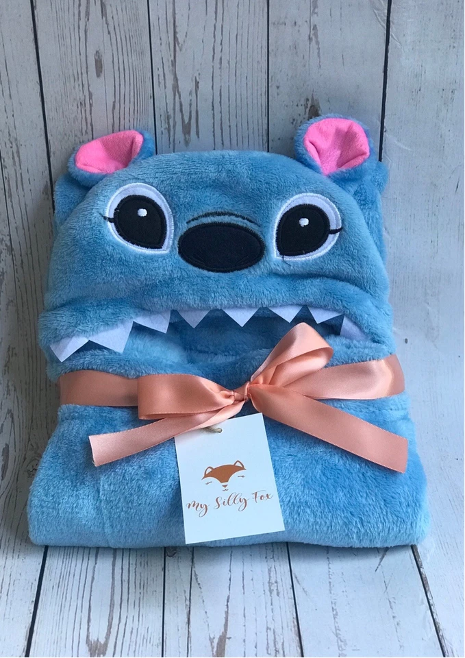 Lilo & Stitch Poncho Towel  "Stitch" Blue NEW - image 3 of 3