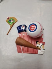NEW - 2016 MLB Chicago CUBS DecoPac Cake Topper Decoset HOME RUN Discontinued