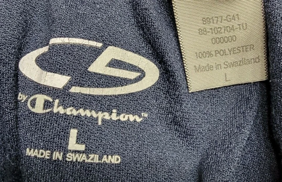 C9 by Champion Womens Shorts Size L Large Blue White Side Striped - Image 2 of 4