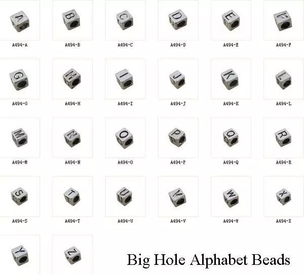 Big shop letter beads