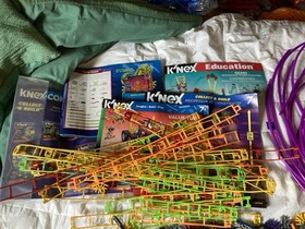 Huge Mixed Lot Over 16 lbs Pounds KNEX Building Pieces Rods Wheels Motors K'nex