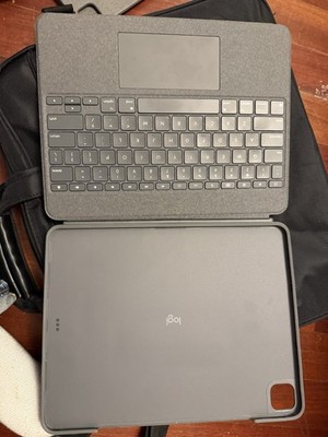 Logitech Combo Touch Keyboard Case w/ Trackpad for iPad Pro 12.9  5th & 6th Gen