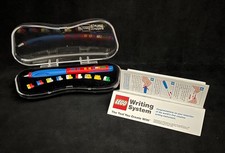 Vintage LEGO Writing System Pen Set with Letter Blocks 1999