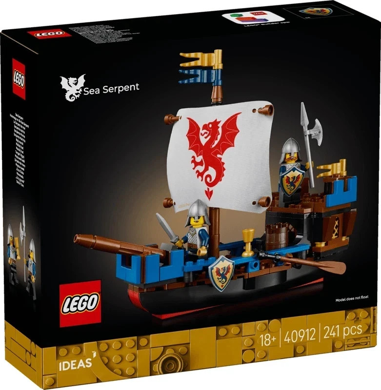 LEGO® IDEAS | Sea Serpent | #40912 | Brand New & Sealed | Ships Week of July 13