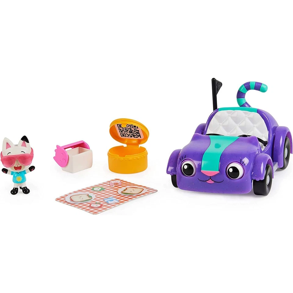 Gabby’s Dollhouse Carlita-Spielzeugauto mit Pandy Paws-Sammelfigur 2 Zubehört...