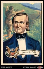 1952 Bowman U.S. Presidents #14 James K Polk   7 - NM