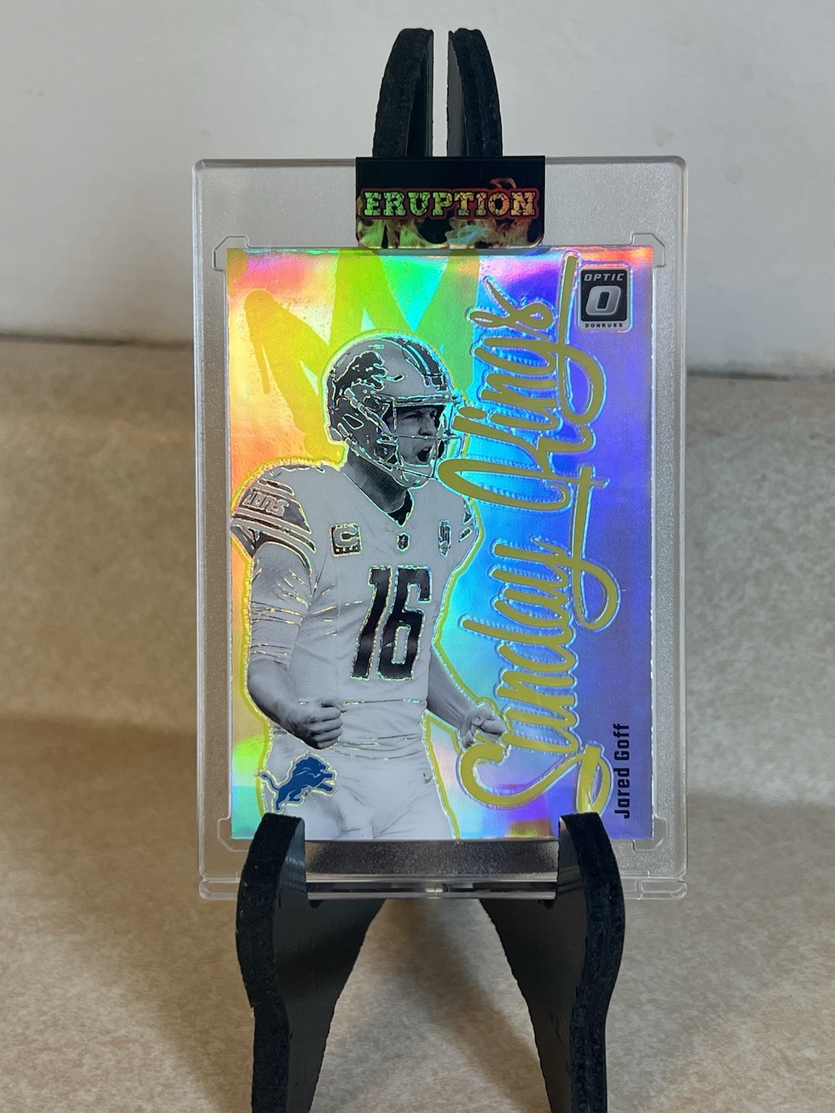 Panini 2024 Donruss Optic Sunday Kings Insert SK-23 Jared Goff Lions