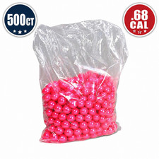 500ct Paintballs Grit Premium Grade .68 Cal Paintball Ammo Refill Bag Bulk