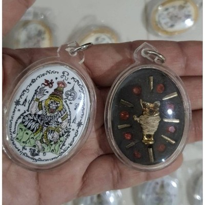 Thai Amulet Lersi Pu Chao Saming Phrai Tiger Hermit Love Charm Naga Luck Rare