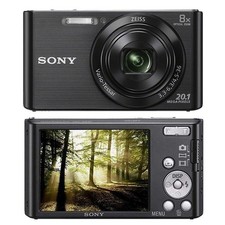 Sony Cyber-Shot DSC-W830 20.1MP 8x OpticalZoom Digital Camera HD - Black