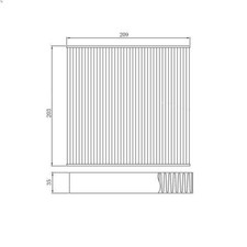 Filtre d'habitacle Land Rover DEFENDER