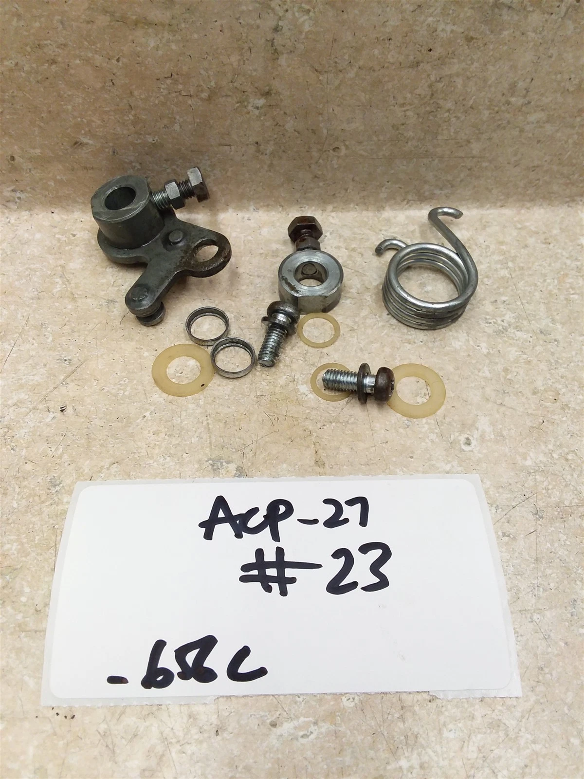 Honda CB350F FOUR Carburetor Throttle Pully Spring Hardware 1972 1973-74 ACP27