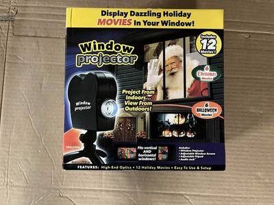 Star Shower 11674 Window Wonderland Projector 12 Movies Christmas Halloween