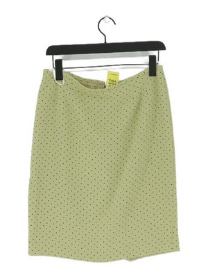 She Damen Midi Rock UK 16 Grün Viskose mit Polyester Gerade & Bleistift