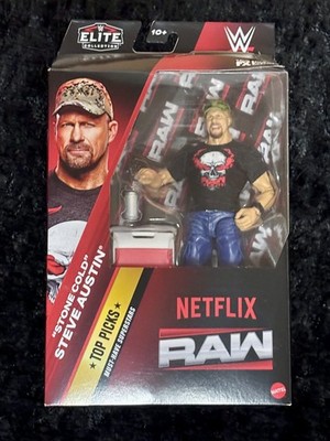 Mattel WWE Elite - Stone Cold Steve Austin - Top Pics Netflix RAW - Wave 2
