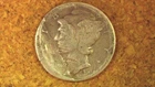 1917 S Mercury Dime, 90% Silver
