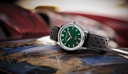 Frederique Constant cronógrafo reloj de pulsera para hombres FC-397HDGR5B6 - - Imagen 5 de 8
