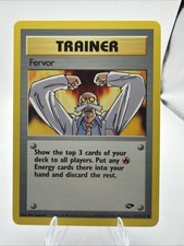 Pokemon Fervor 124/132 Gym Challenge 1st Edition Common VLP
