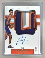 Cameron Johnson 2019 National Treasures #112 TRUE RPA Rookie Patch Auto RC /99