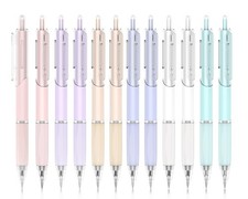Gel Pens 0.7mm Quick Dry Black Ink Ergonomic Fine Point Writing 12 PCS