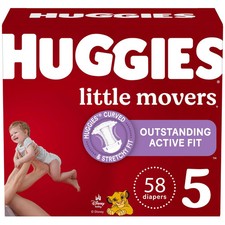 Huggies Little Movers Baby Disposable Diapers