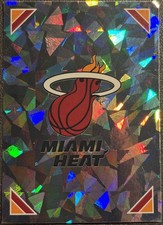 2021-22 Panini Stickers Miami Heat Team Logo FOIL #209 Sticker!