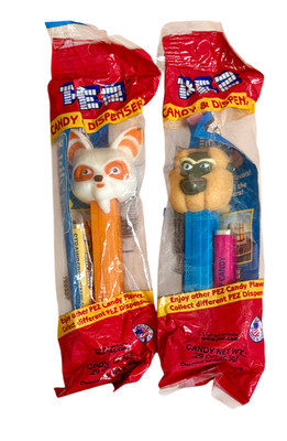 Pez Kung Fu Panda Set of 2 - Mint in Bags - Monkey & Shifu