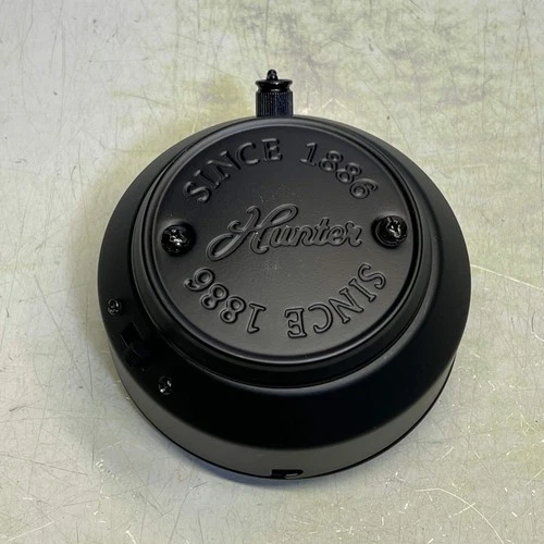 HUNTER Terrace Cove Outdoor Flushmount Fan 4196 CFM 37 Watts Black 51581 - Picture 8 of 18