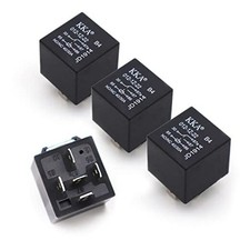 4 PCS 40A Automotive Relays, 5 Pin Relay, 12V Waterproof Car Auto Relay