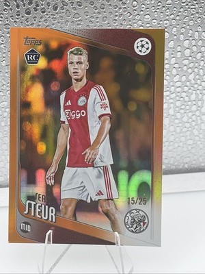 2025-26 Topps UEFA Club Competitions Sean Steur #43 Orange  / 25 Ajax