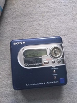 SONY MZ-NH600 Blau Hi-MD Minidisc WALKMAN MP3 Player / Recorder 