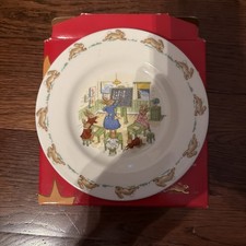 Royal Doulton Bunnykins Vintage Plate English Fine Bone China 8  