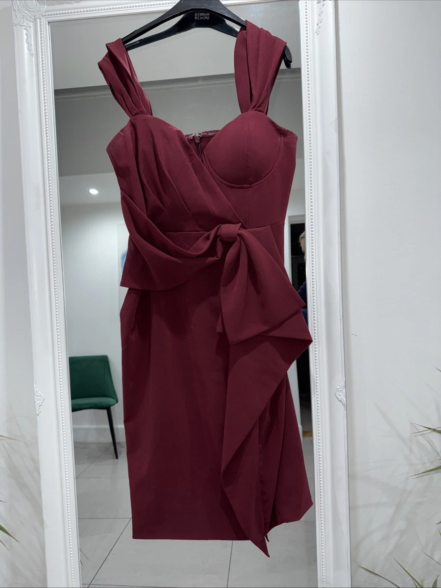 lavish alice burgundy dress Alice Fringe Alice Olivia Liana Ruffle Maxi Dress In Oxblood REVOLVE Collection:Seaside Covers - Black Jessica Simpson white dress COUNT-24 Ebay Fit Model is 5’7