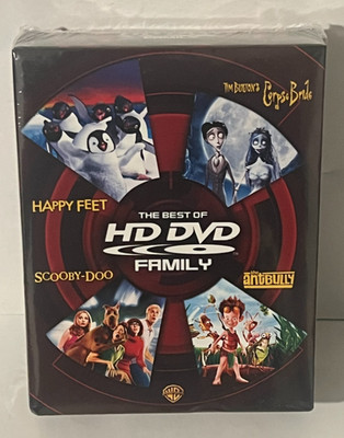 The Best of HD DVD Family HD Dvd 4-Disc New Happy Feet Scooby Doo Corpse Bride