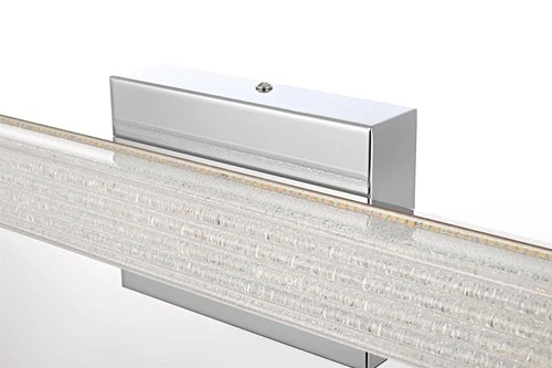 Living District Jaxx 31" Led Wall Sconce in Chrome - Picture 6 of 9