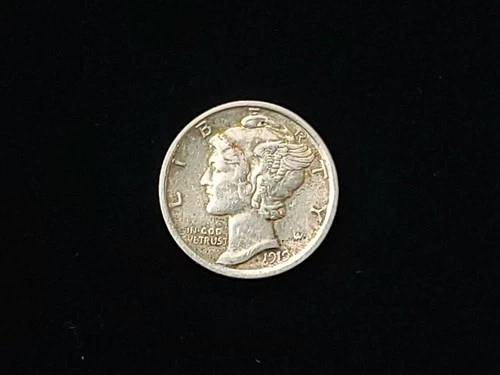 1919-D Mercury Silver Dime Extremely Fine 31222